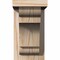 Ekena Millwork New Brighton Smooth Corbel w/Backplate, Douglas Fir, 5 1/2"W x 10"D x 10"H COR06X10X10NEB01SDF - alternate 4